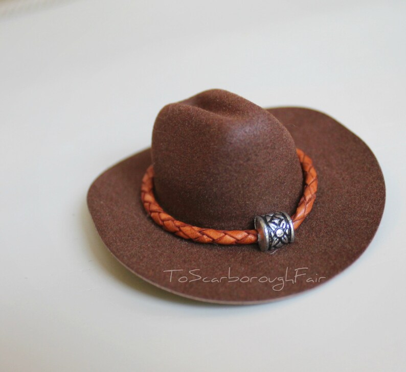 mini cowboy hat for cat