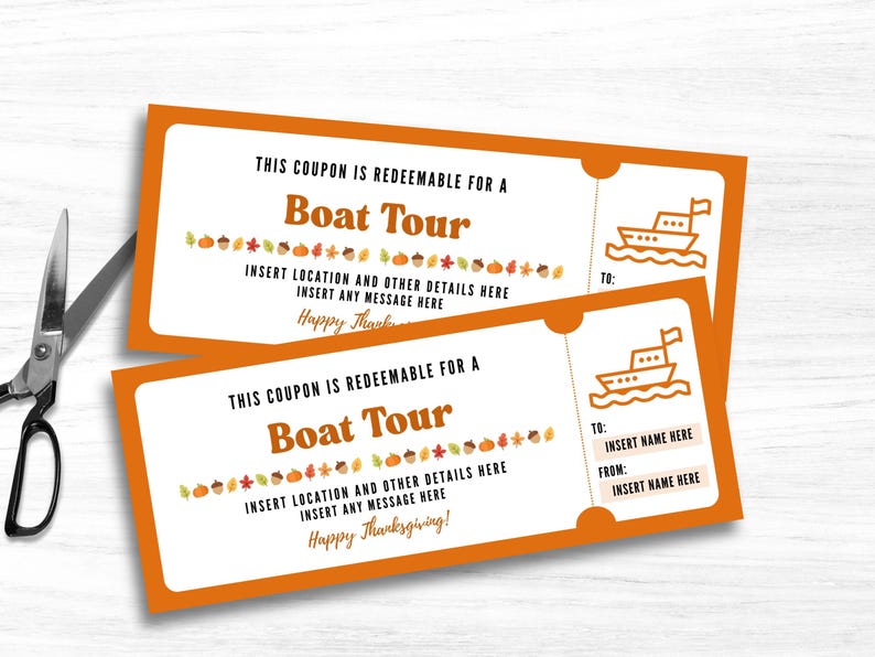Editable Boat Tour Ticket Template, Printable River Boat Tour Boarding ...