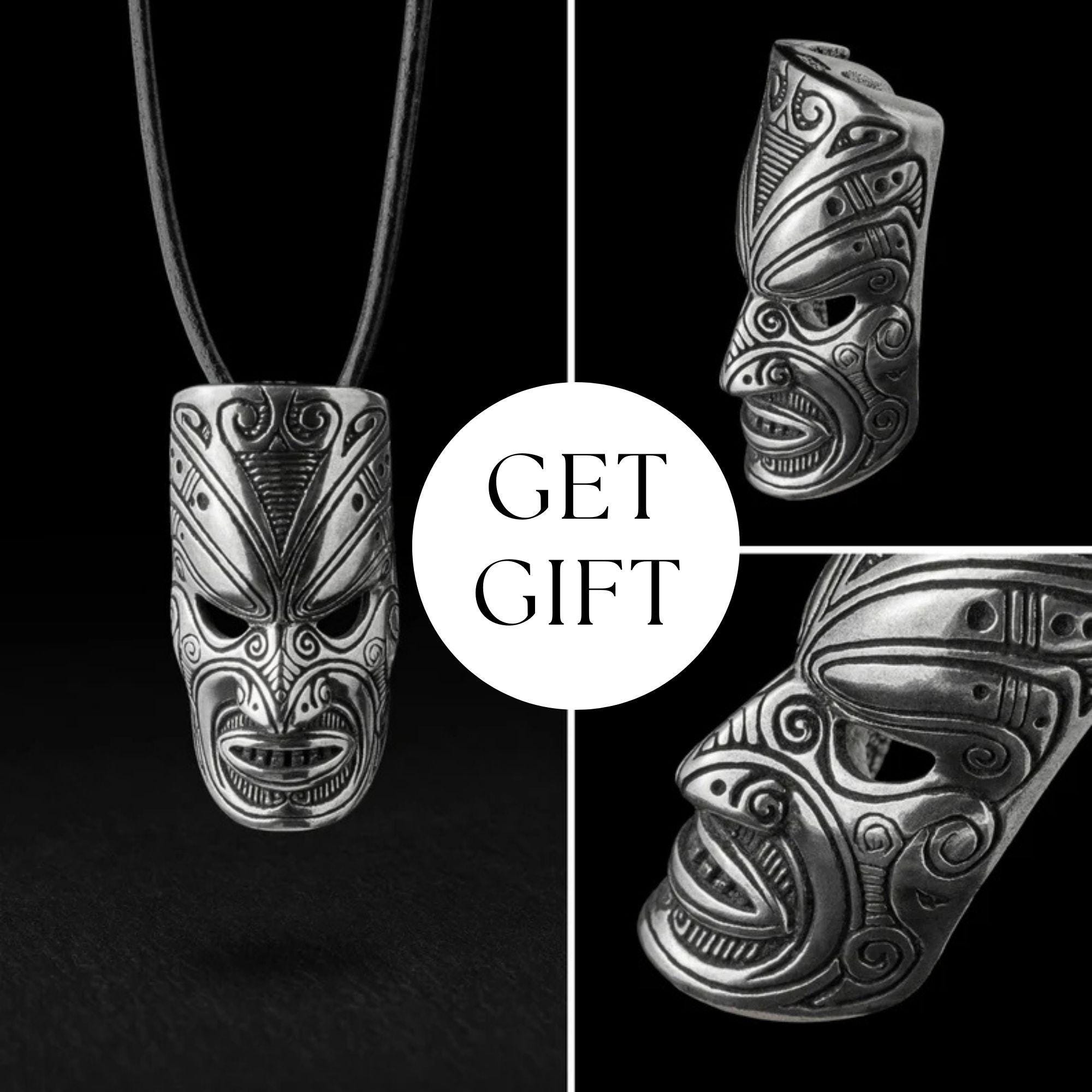 Maori mask art - Etsy 日本