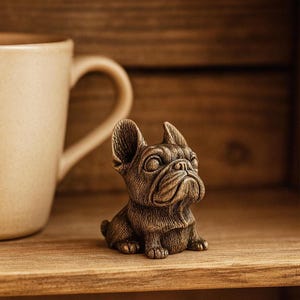 Bulldog Figurine - Etsy