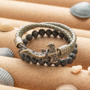 Oceaanarmbanden set met hamerhaai - armband Maori-stijl cadeau voor mannen vrouwen hem en haar - armband Polynesische tribale nautische sieraden