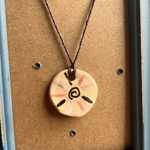 ceramic pendant necklace