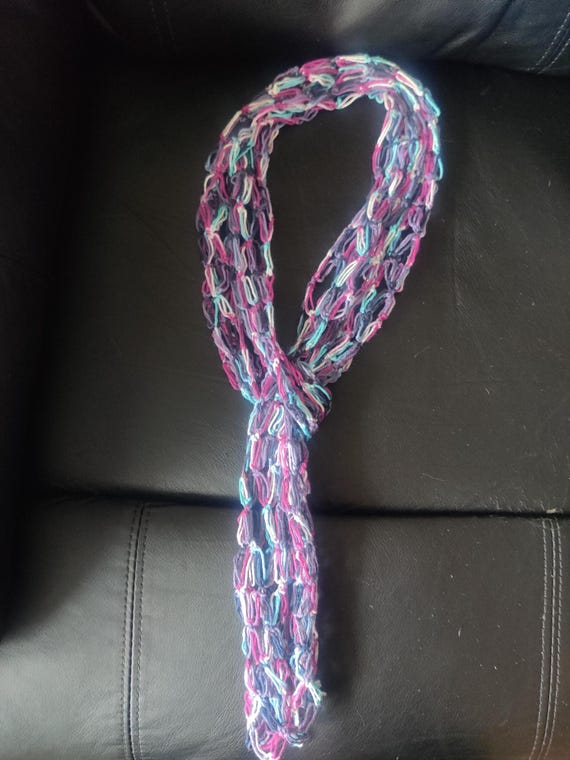 Multicolored, handmade shawl