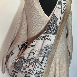 Vintage Dorf Decke Tasche Große Schultertasche / Sling Bag /Hippy Handmade