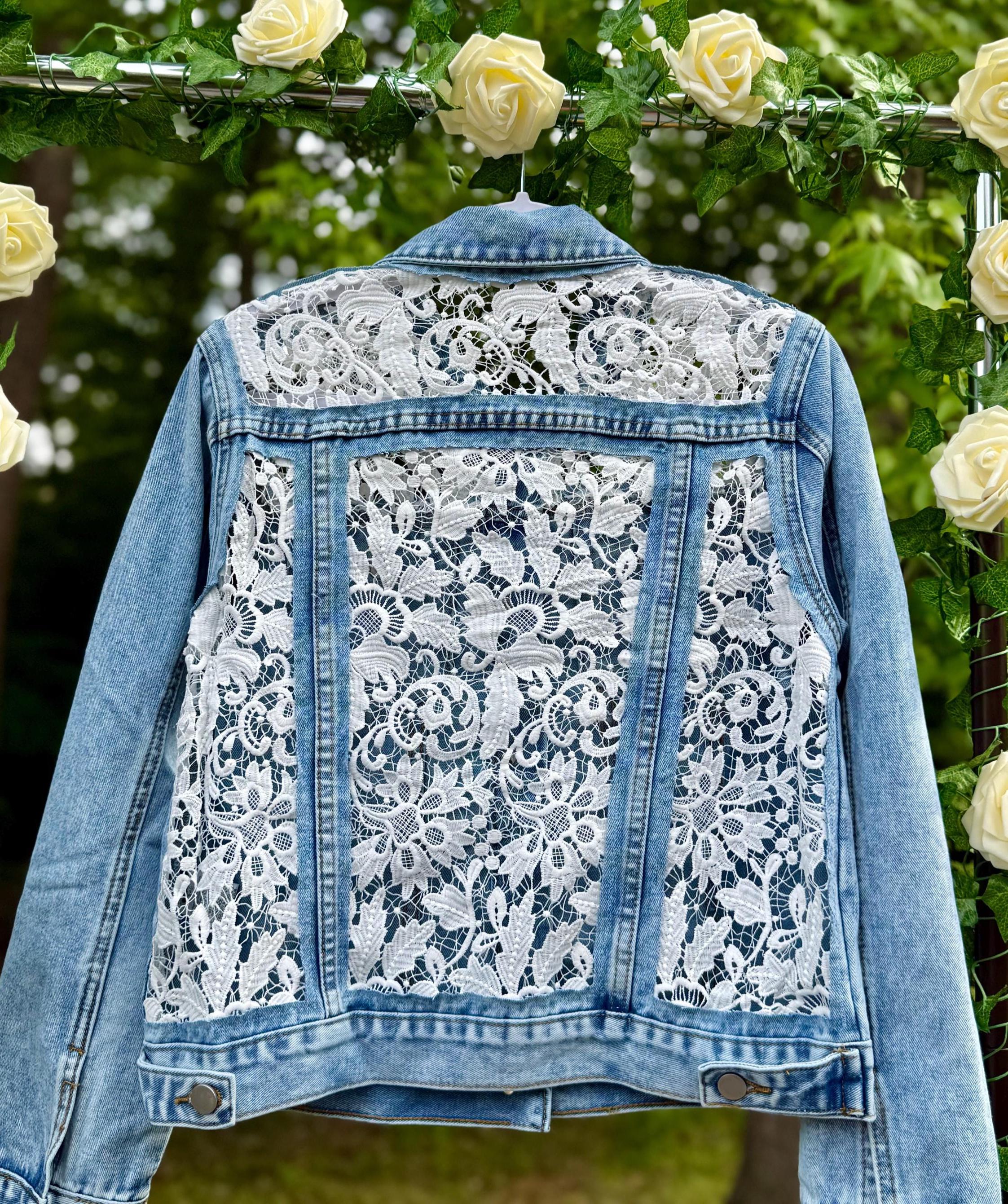 【プリン】patchwork embroidery lace jacket PATCHWORK EMBROIDERY LACE JACKET