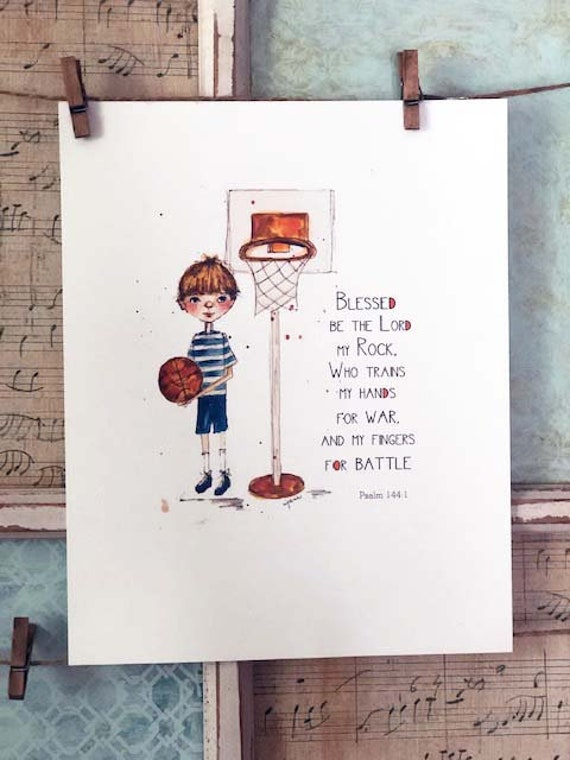 Boy Poem Boy Room Basketball Print Original Hand Drawn Boy Etsy Australia