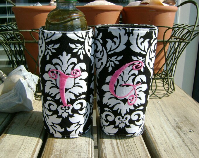 Water Bottle Koozieeco Chic Damaskorder a Set for Your Etsy