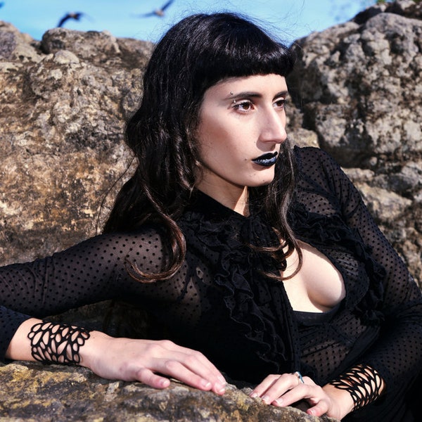 Cobblestone - Recycled Bicycle Inner Tube Bracelet