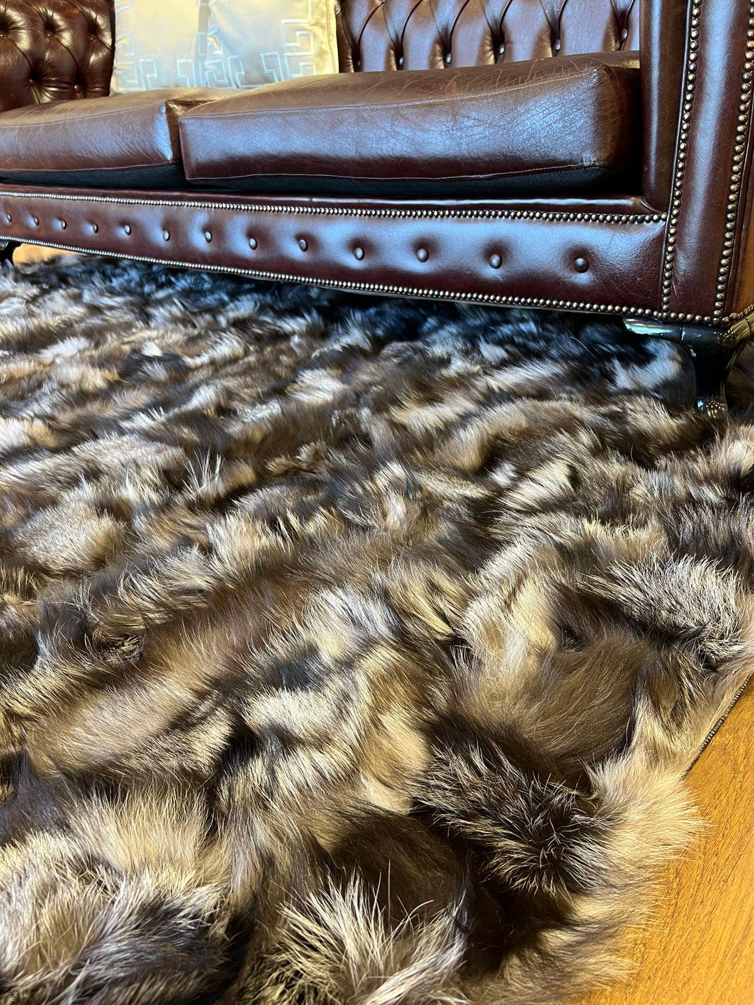 Custom Leather Rug Designs, Leather Rug Boutique, Faux Leather Rug ...