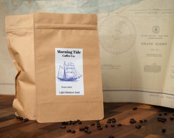 ORGANIC - MEDIUM ROAST - Freshly Roasted Coffee - Morning Breeze - Costa Rican Roast - 12 oz Bag