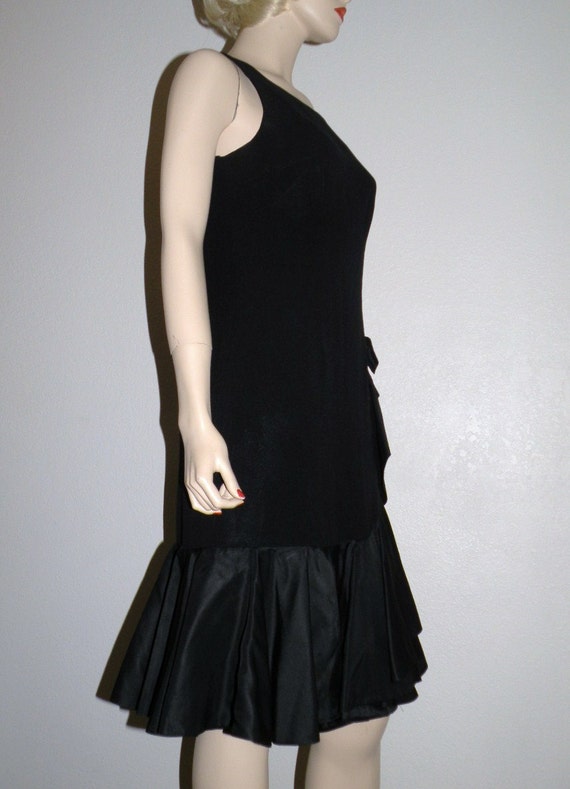 Will Steinman Original Little Black Ruffled Cockta