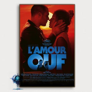 L'AMOUR OUF Film Plakat, Wand Kunst, Kunst Dekoration Poster, Geschenke Hohe Qualität, Leinwand Kunstdruck
