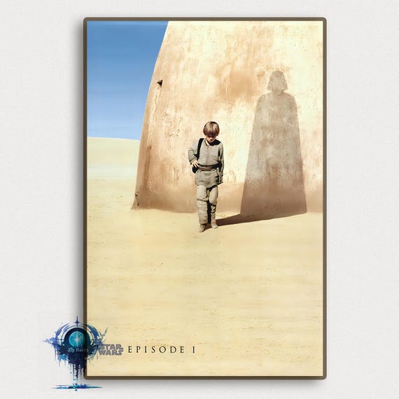 スター・ウォーズ エピソード1 キャンバスポスター、ヴィンテージ映画