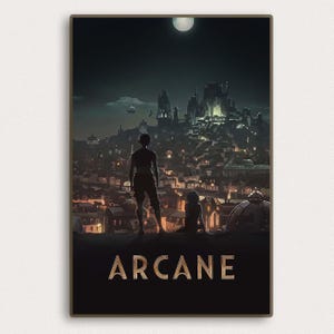 Póster de la película ARCANE, póster clásico vintage, póster artístico para decoración del hogar, regalos, impresión artística en lienzo de alta calidad.
