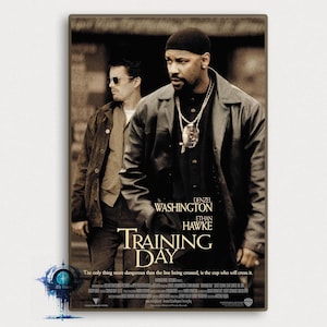 Training Day Movie Poster: High-Definition Canvas Art Print