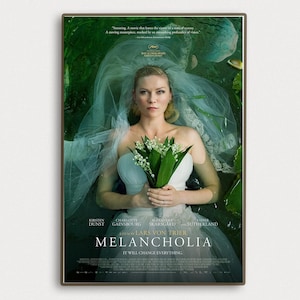 Melancholia Movie Poster Vintage Classic Movie Poster Art Home decoration Poster Gifts High Quality Canvas Art Print