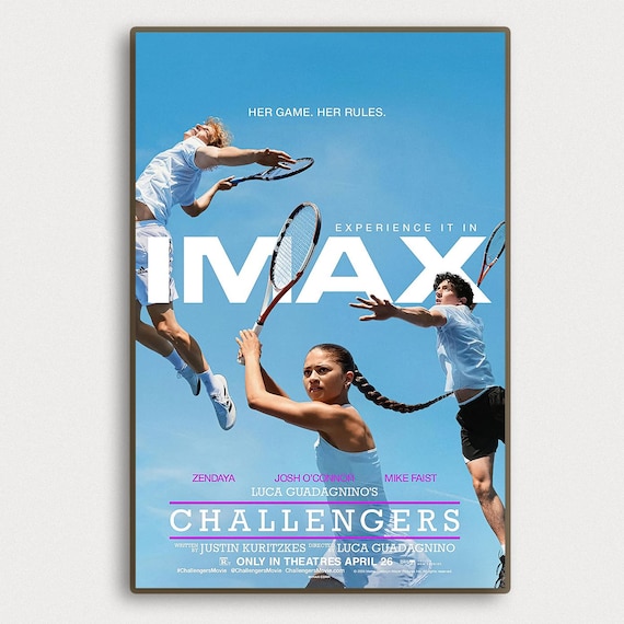 【映画館用片面ポスター】チャレンジャーズ / Challengers IMAX CHALLENGERS Movie Poster Vintage Classic Movie Poster Art Home