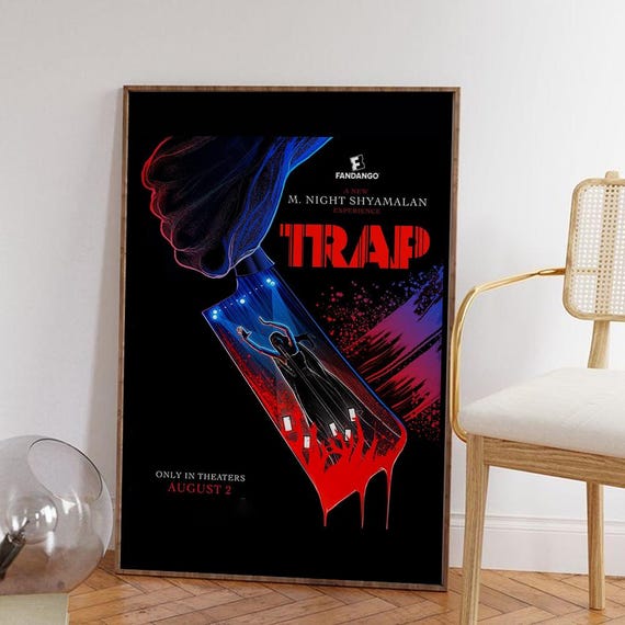 Trap Movie Poster: Vintage Canvas Art Print - Etsy