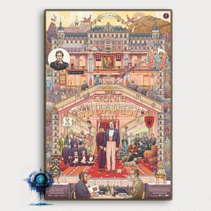 The Grand Budapest Hotel Movie Poster,Wall Art ,Art Home decoration Poster,Gifts High Quality ,Canvas Art Print