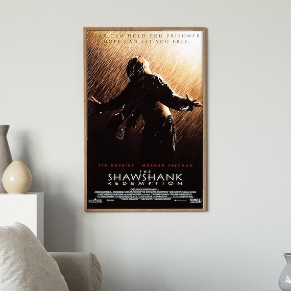 ショーシャンクの空に映画ポスター：高解像度キャンバスアートプリント