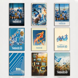 FANTASTIC FOUR ポスター 50x70 cm 4枚セット Fantastic Four Art Prints - Shop Officially Licensed Marvel