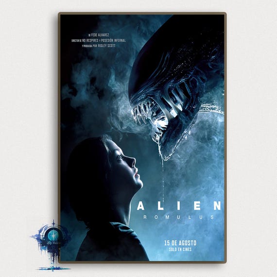 Alien Romulus Movie Poster, High Definition Canvas Print - Etsy