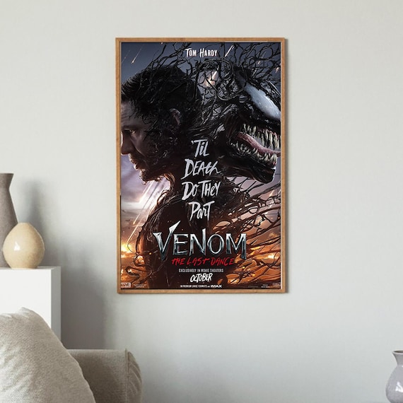 ヴェノム映画ポスター：クラシックなキャンバスアートプリント - Etsy 日本