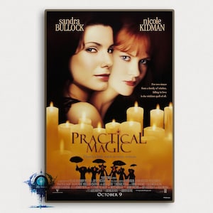 PRACTICAL MAGIC Movie Poster,Wall Art ,Art Home decoration Poster,Gifts High Quality ,Canvas Art Print