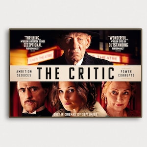 The Critic Movie Poster Vintage Classic Movie Poster Art Home decoration Poster Gifts High Quality Canvas Art Print