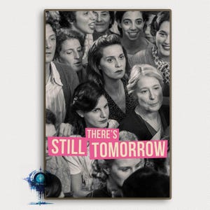 C'è ancora domani affiche de film, oeuvre d'art murale, affiche d'art pour la décoration d'intérieur, cadeaux de haute qualité, impression d'art sur toile