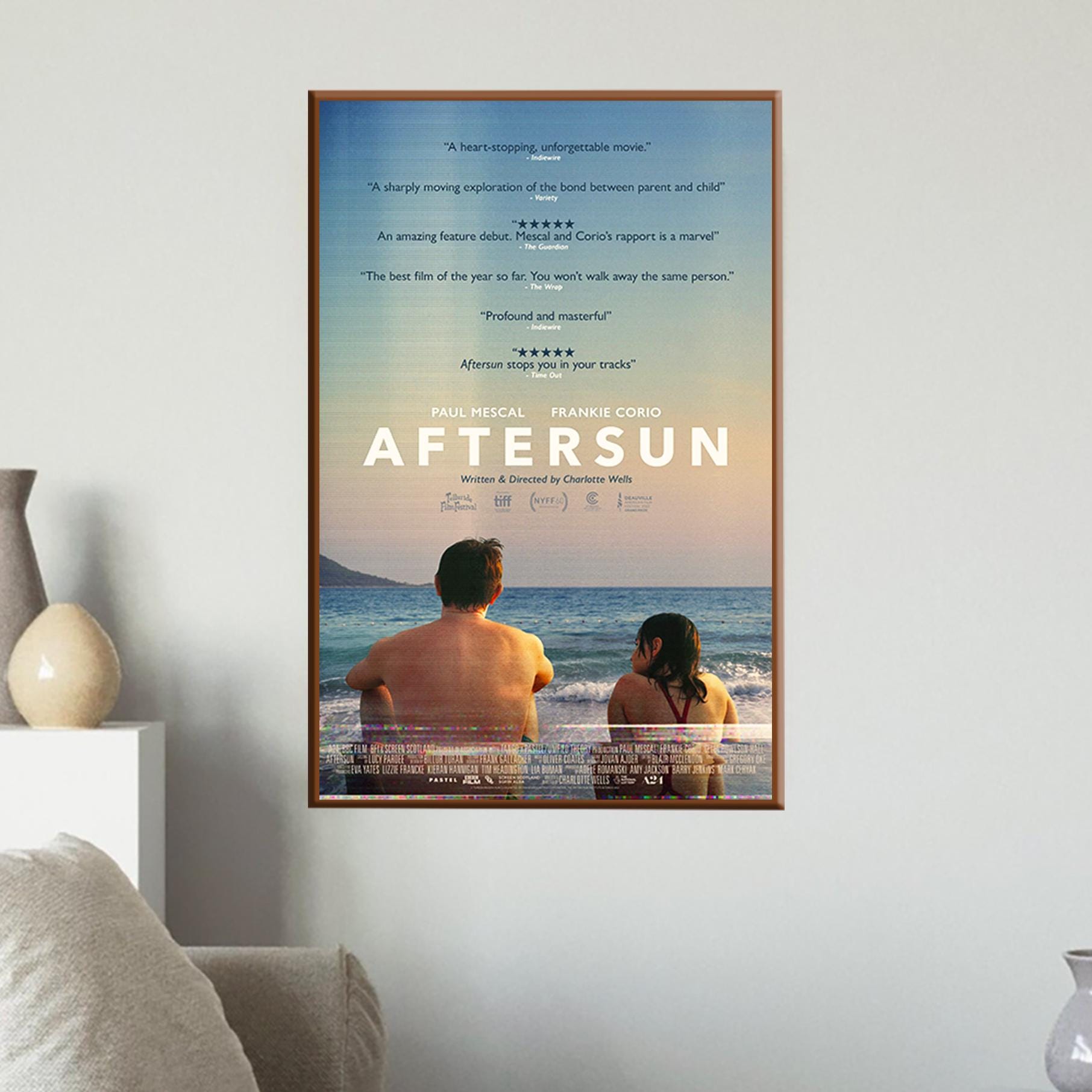 AFTERSUN Movie Poster: Vintage Canvas Art Print - Etsy