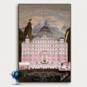 The Grand Budapest Hotel Movie Poster Vintage Classic Movie Poster Kunst Dekoration Poster Geschenke Hochwertige Leinwand Kunstdruck