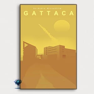 Gattaca Movie Poster: Vintage Canvas Art Print