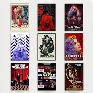 Twin Peaks Fire walk With Me Movie Poster,Wall Art ,Art Home decoration Poster,Gifts High Quality ,Canvas Art Print