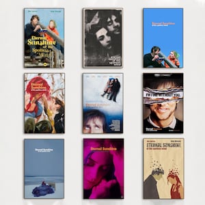 Brilho Eterno de uma Mente Sem Lembranças Cartaz do Filme, Arte de Parede, Decoração de Arte para Casa Cartaz, Presentes de Alta Qualidade, Impressão de Arte em Tela