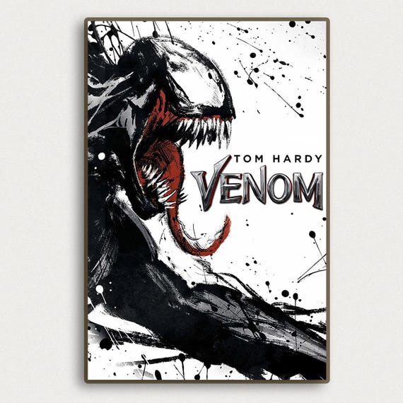 ヴェノム　ポスター　ヴィンテージ Venom Movie Poster: Vintage Canvas Art Print - Etsy