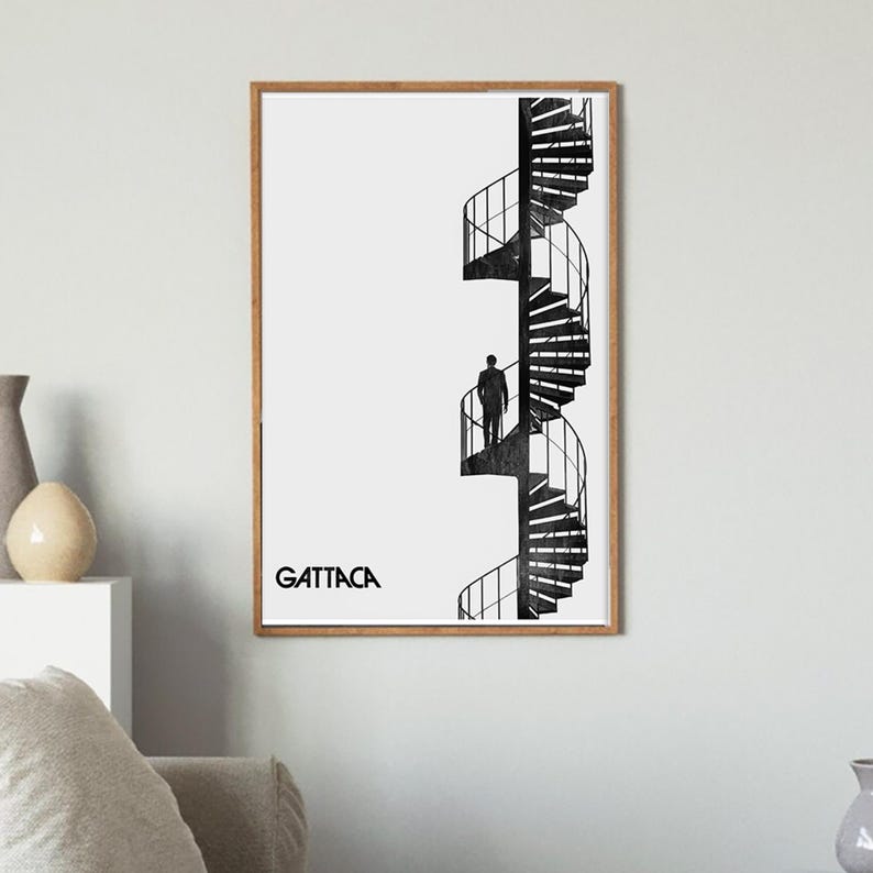 Gattaca Movie Poster, Vintage Canvas Art Print - Etsy