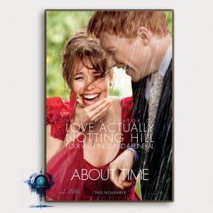 About Time Movie Poster Vintage Classic Movie Poster Art Home decoration Poster Gifts High Quality Canvas Art Print