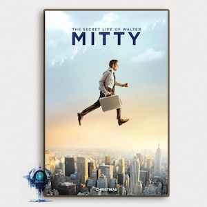 Póster de la película La vida secreta de Walter Mitty, arte de pared, póster de decoración del hogar, regalos de alta calidad, impresión artística en lienzo