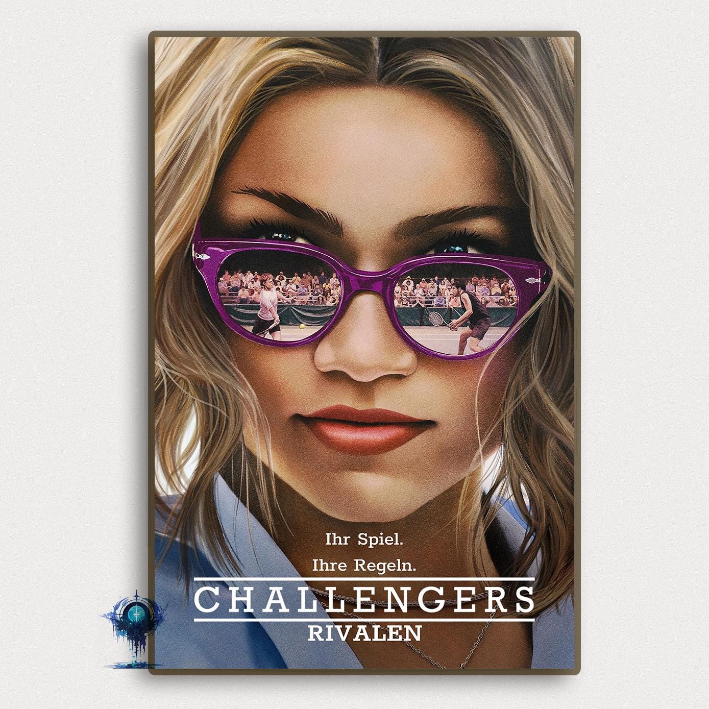 Challengers Movie Poster, Vintage Canvas Art Print - Etsy Israel
