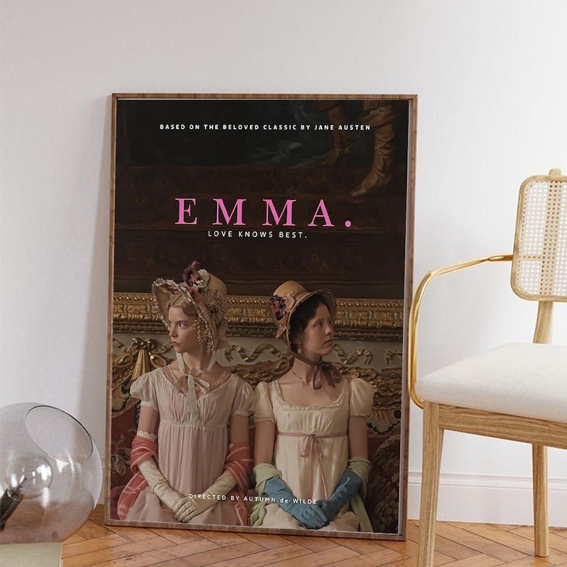 Emma Filmaffisch: Vintage Canvastavla bild 3