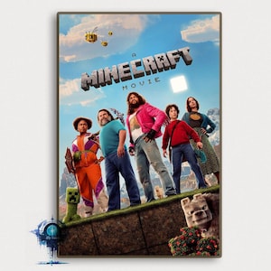 Ein Minecraft-Film Poster, Wandkunst, Kunst Dekoration Poster, Geschenke hohe Qualität, Leinwand Kunstdruck