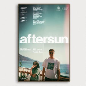 Aftersun Movie Poster: Vintage Canvas Art Print