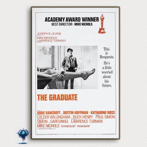 The Graduate Movie Poster: High Definition Canvas Art Print