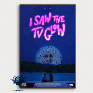 Ich sah das TV Glow Poster, Wandkunst, Kunst Dekoration Poster, Geschenke hohe Qualität, Leinwand Kunstdruck