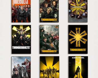 Thunderbolts Movie Poster: High-Definition Canvas Art Print