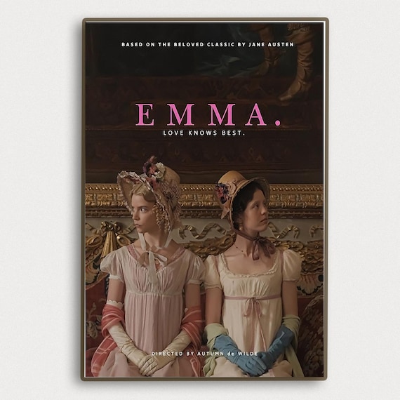 Emma Movie Poster: Vintage Canvas Art Print