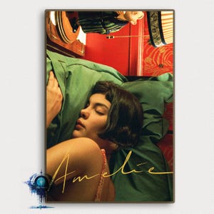 AMELIE Movie Poster Vintage Classic Movie Poster Art Home decoration Poster Gifts High Quality Canvas Art Print