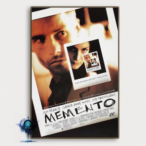 Memento Movie Poster Vintage Classic Movie Poster Art Home decoration Poster Gifts High Quality Canvas Art Print