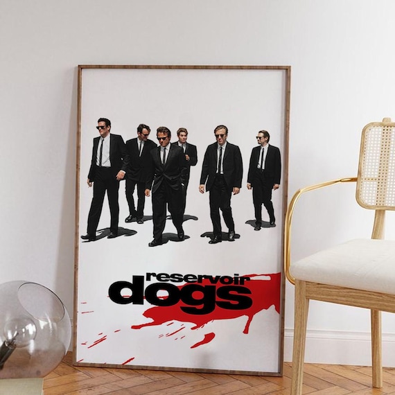 Reservoir Dogs Movie Poster: Vintage Canvas Art Print - Etsy Israel